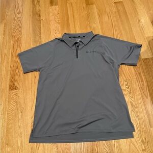 Peloton Gray Performance Polo Shirt